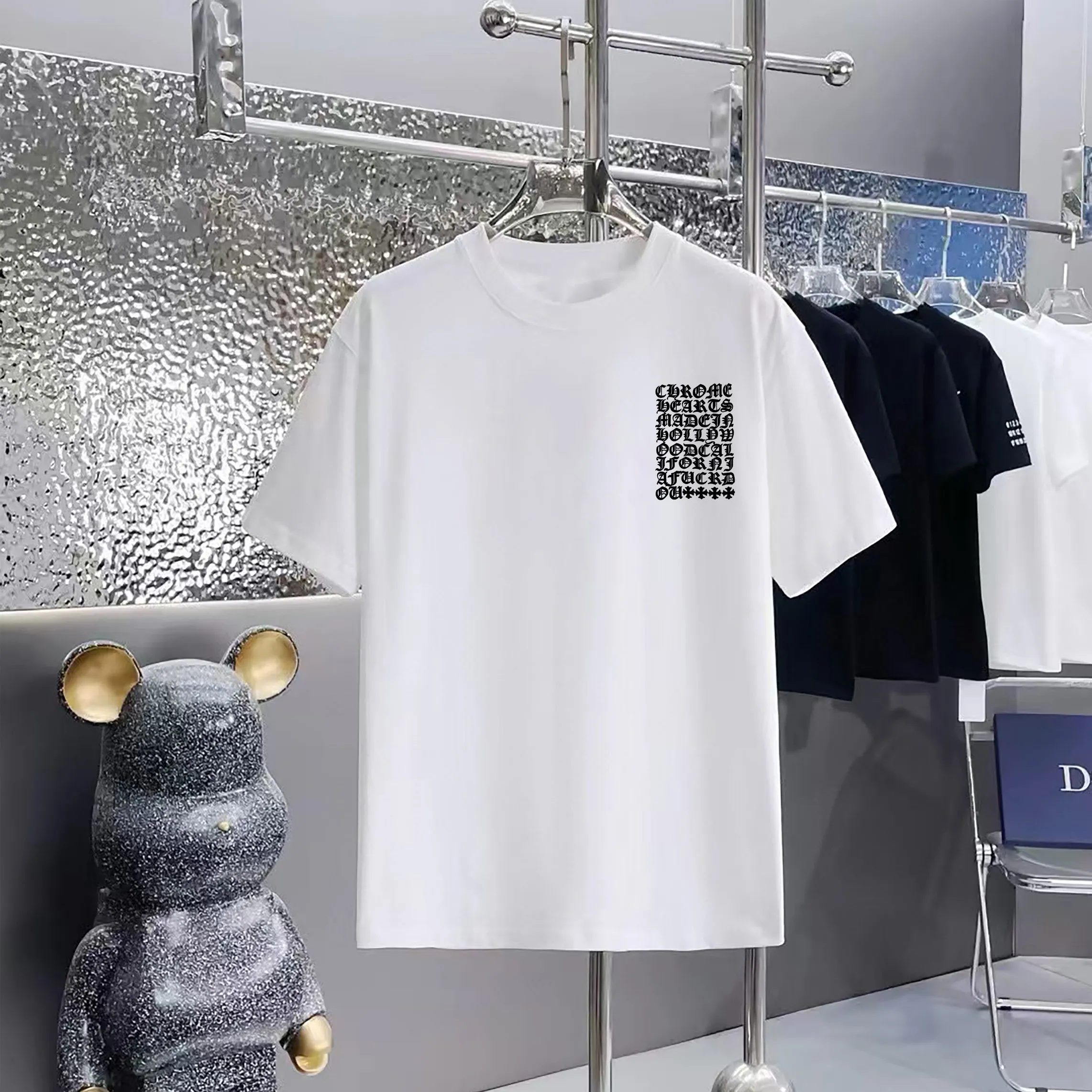80 Chrome Hearts T 1:1 1×1 Same Style logo OS ：Black，White， ，Red， Gray Size：XS-L